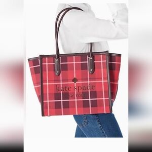 Kate Spade Ella Plaid Tote
